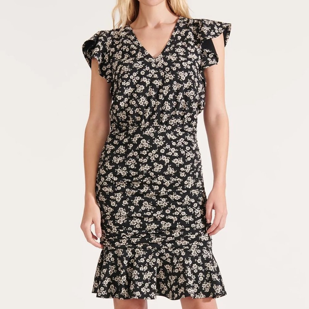 Veronica Beard Lisette Ruched Dress